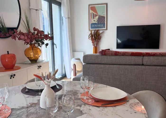 Standing, Centre,200m Place Morny Apartamento Deauville